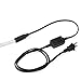 WYZworks 288LEDs, 25ft LED Blue Outside Rope Light, Connectable Outdoor ETL Certified Permanent Waterproof Accent Exterior Lighting, Flexible Clear PVC, ETL Certified, Yard Patio Palm Tree