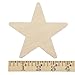 4 Inch Unfinished Wooden Star Cutouts | 1/8