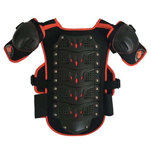 Takuey Kids Motorcycle Armor Suit Dirt Bike Chest Spine Protector Back