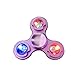 Auwer LED Glowing Fidget Hand Spinner Anti-Stress Finger Spinner Toy Ultra Fast Bearings Durable Stress Reducer EDC Fingertip Gyro For ADD,ADHD,Anxiety,Boredom People(Rose Gold)