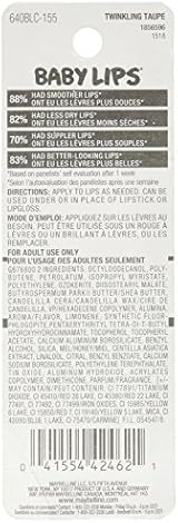 Maybelline Baby Lips Crystal Lip Balm Twinkling Taupe 0.15 Ounce Shea Butter view 3