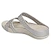 FitFlop Womens Ringer Superlight Z-Slide Sandals In Jelly Silver Size 7