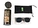 4EST Shades Stone Wood sunglasses - Polarized lenses in a one of a kind frame
