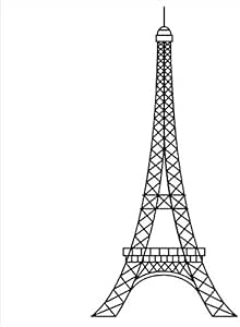 zhangsh Pegatinas De Pared para Niños G371 Torre Eiffel Arte De La