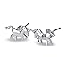 YFN Unicorn Stud Earrings Sterling Silver Earrings Gifts for Daughter Girls Kids Children (unicorn earrings)