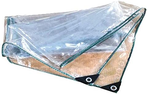 ターポリン透明増粘屋外雨保護日焼け止め防水フィルム布グロメットpvc 16サイズ