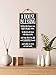 Honey Dew Gifts Inspirational Decor, A House Blessing 5 inch by 10 inch Hanging Sign, Wall Art, Decorative Wood Sign Home Decor, 75655