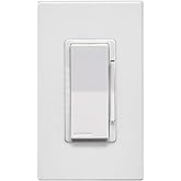 Leviton Decora Smart Dimmer, Zigbee 3.0 Certified, DG6HD-1BW, White