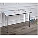 Amazon Basics Dry-Erase 24 x 48 Inch Rectangular School Activity Kids Table, Ball Glide Legs, Adjustable Height 19-30 Inch, White Top/Black Edge