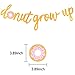 Sidpro Glitter Donut Party Pack - Banners, Garland, Wall Decorations for Happy Birthday Celebrations