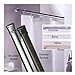 Carnation Home Fashions Adjustable 41-to-72-Inch Steel Shower Curtain Tension Rod, Bronze