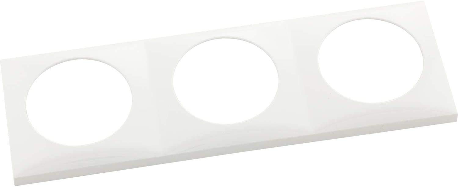 Berker Integro Flow Frame Triple Polar White Glossy Loose