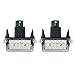 Gempro 2Pcs LED License Plate Light Lamp Assemly for Toyota Camry Yaris Highlander Prius C Avalon, Powered by 18SMD Xenon White LED Lights