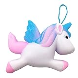 Xinzistar Kawaii Jumbo Slow Rising Squishies Cream Scented Squeeze Kid Toy Phone Charm Gift for Stress Relief (Starry Unicorn)