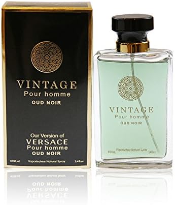Alternative to VERSACE OUD NOIR, Bouquet of Perfume, Eau de Toilette Spray for Men, Perfect Gift, Charismatic, 3.4 Fl Oz