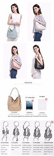 David Jones Creamy Grey Women PU Hobo shoulder bags
