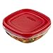 Rubbermaid Easy Find Lids Food Storage Container, 3 Cup, Racer Red