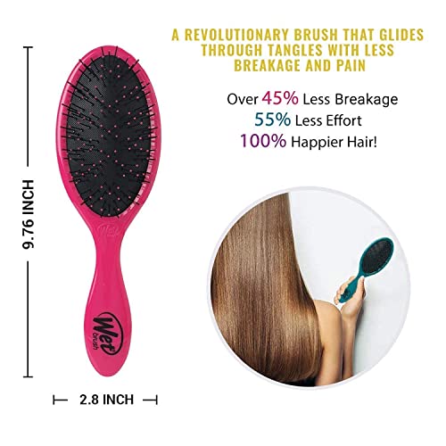 Wet Brush Original Detangling Brush, Pink Detangler Brush with Soft