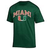 Elite Fan Shop Miami Hurricanes Tshirt Varsity Green - M