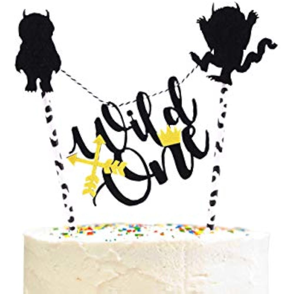 Wild One Birthday Cake Topper Handmade Where The Things Are First