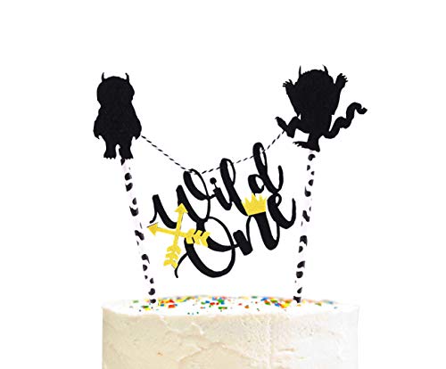 Wild One Birthday Cake Topper Handmade Where The Wild Things Are