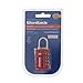 Wordlock LL-206-RD TSA Approved Combination Luggage Lock – 4 Dial, Red, normal