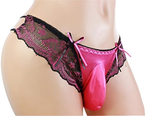 sissy pouch panties men's sexy lace bikini briefs sexy for men size 31"-36"