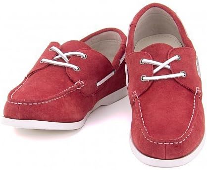 Amazon ディッキーズ Dickies メンズ デッキシューズ スリッポン ホワイトソール カジュアル マリンスタイル レッドスエード 27 0cm ローファー スリッポン