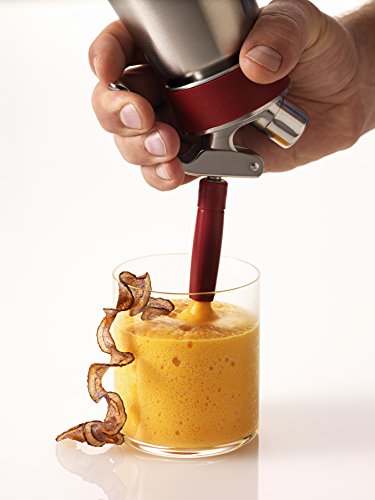 iSi 1/2 Pint Gourmet Whip Culinary and Cream Whipper - Recommended and Preferred by Professional and Home Chefs