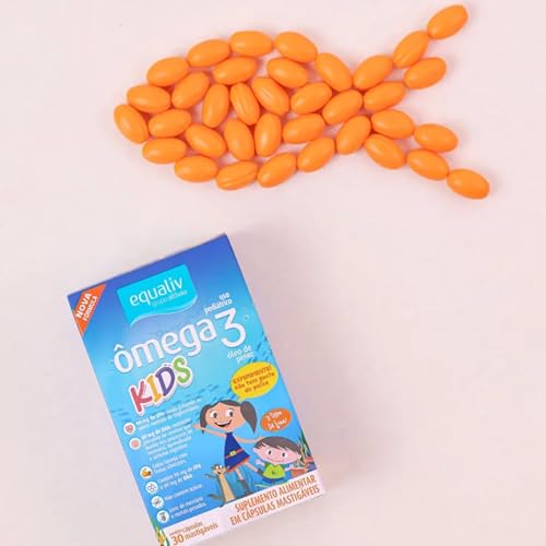 Omega 3 Kids com 30 Cáps Mastigáveis
