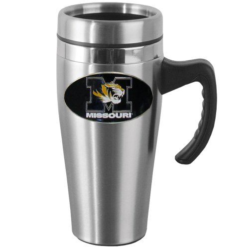 NCAA Missouri Tigers Steel Travel Mug with Handle