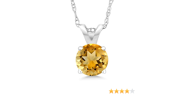 Gem Stone King 14K White Gold Yellow 