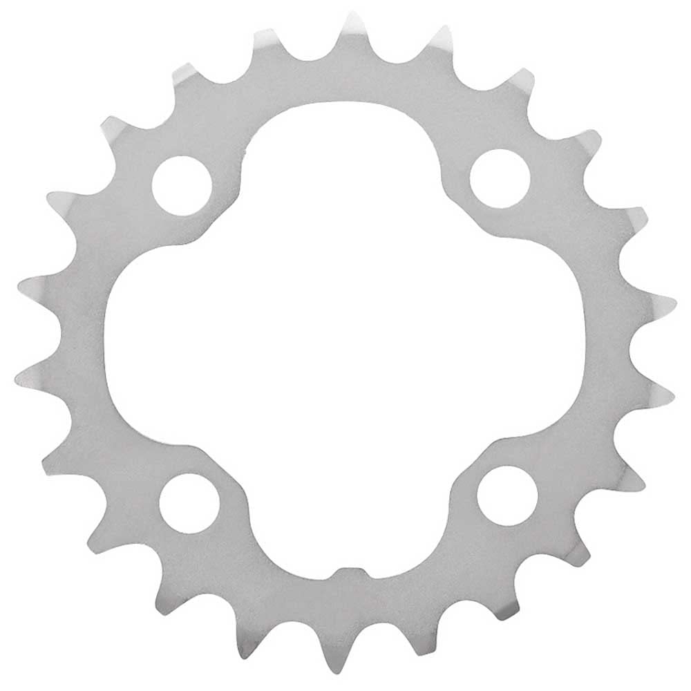 SHIMANO M530/510 MTB DEORE 3x9S Chainring x 22 Teeth Silver -