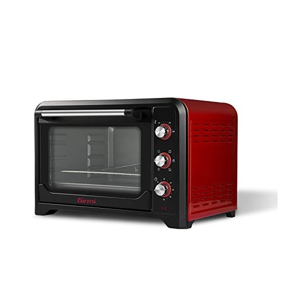 Girmi Fe42 Forno Elettrico, 2000 W, Stainless Steel, Rosso - KeepCost.com