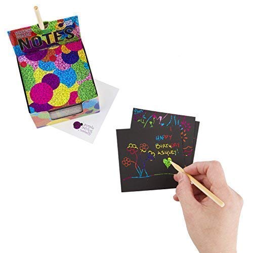 image for Purple Ladybug Novelty Scratch Off Mini Notes + 2 Stylus Pens Kit: 150