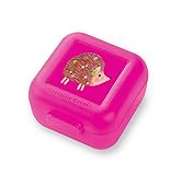 Crocodile Creek Eco Kids Reusable Hedgehog Pink Girls Set of 2 Snack Keeper Eco Kids Snack Keeper