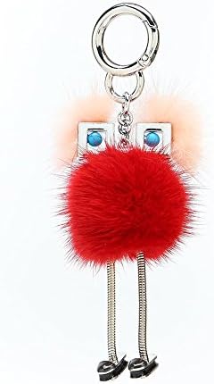 fendi fur ball keychain