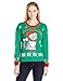 Blizzard Bay Women's Plus-Size, Long Sleeve, Meowy Kitty Christmas Sweater with Bells