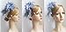 Cizoe Women's Fascinators Hat Hair Clip Feather Wedding Headware Bridal 1920s Headpiece(1-Grey)