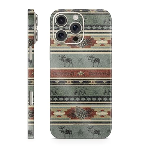 Glossy Glitter Phone Skin Compatible with Apple iPhone 16 Pro Max - Cabin Strip…