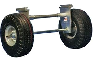 Cargo Equipment Corp. Yeats Big Wheel Attachment for Hand Truck, Aluminum, Silver or Gray, 4 inches, 1.0 pounds