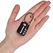 TravelMore 10 Pack TSA Approved Travel Combination Cable Luggage Locks for Suitcases - Orange (10 Pack, Black)