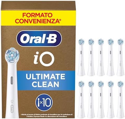 Testine di Ricambio iO Ultimate Clean, Bianche, 10 Ricambi