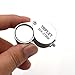 QiCheng&LYS Jeweler Pocket Loupe Magnifier, 30X Glass Lens Magnifying Glass for Jewelry, Coins, Stamps,Antiques and More (Silver)…