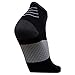 Plantar Fasciitis Sock - Compression Heel/Arch Support, Foot Sleeve, Ankle Socks (Black, 1 Pair - Medium)