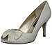 NINA Women's Forbes Satin Peep-Toe Pump