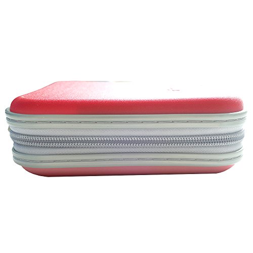 40 CD/VCD/DVD Case Binder Portable Hard Plastic Disc Container Red - Thumbnail 6