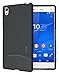 TUDIA Z5 Premium Case, Full-Matte Arch TPU Bumper Protective Case Compatible with Sony Z5 Premium Version (Black)