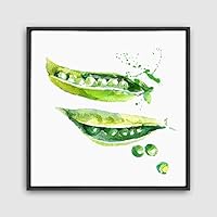 Framed Canvas Wall Art Vegetables Theme Design Canvas Prints Home Artwork Decoration for Living Room,Bedroom - 16x16 inches