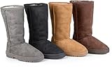 Journee Collection Boots Faux Suede Lug Sole Boot